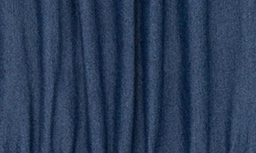 Shop Habitual Kids Kids' Embroidered Wide Leg Denim Jumpsuit In Indigo