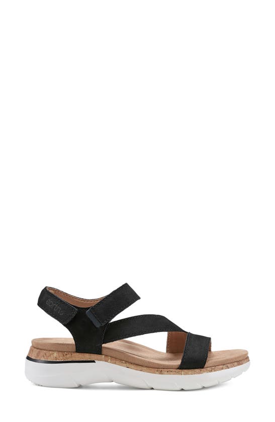 Shop Earth Roni Ankle Strap Sandal In Black