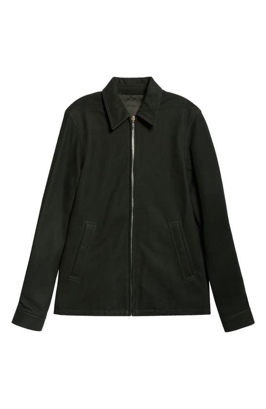 Shop Rick Owens Brad Leather Jacket In Black