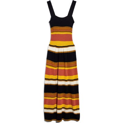 Madewell Rib Tank Sweater Dress, Black