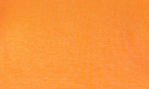 24seven Comfort Apparel Swing Asymmetric Hem Tunic Top In Carrot