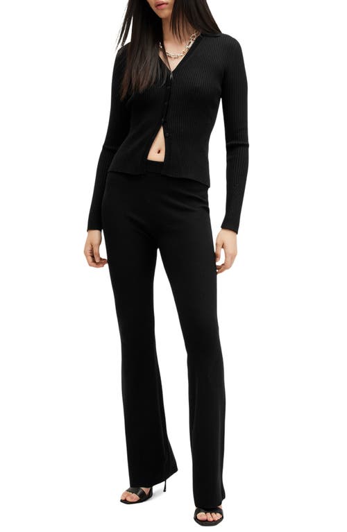Allsaints Cruz Cardigan Sweater In Black