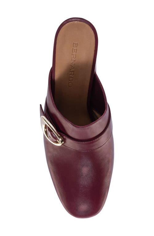 Shop Bernardo Footwear Natasia Mule In Bordeaux