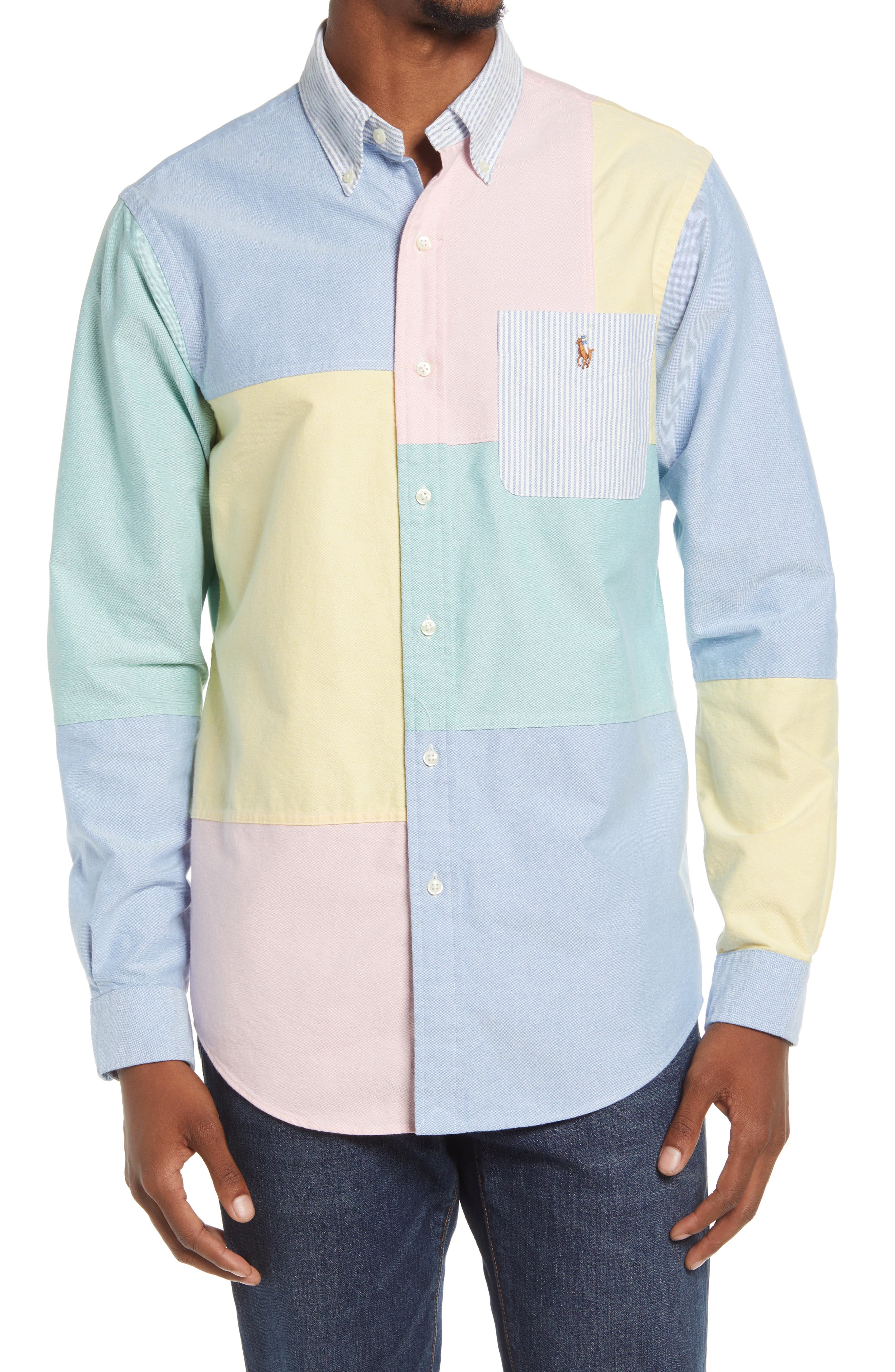 ralph lauren white button up