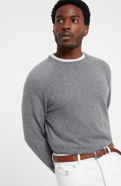 Shop Brunello Cucinelli Sweatshirt-style Sweater In Dark Grey