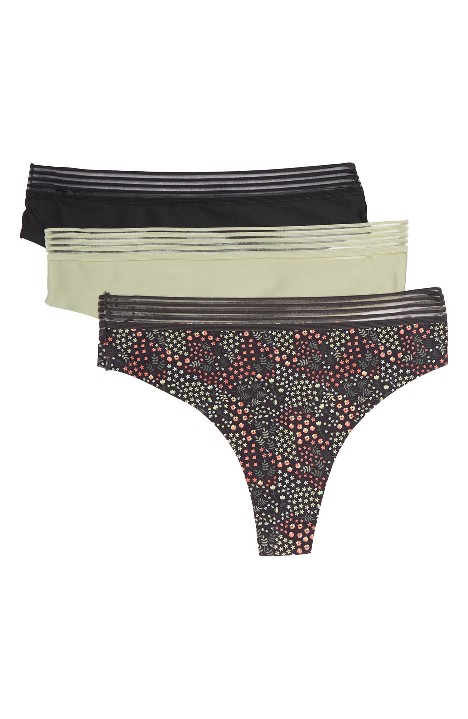 3-Pack Real Underwear Micro Knit Seamless Bikini Underwear