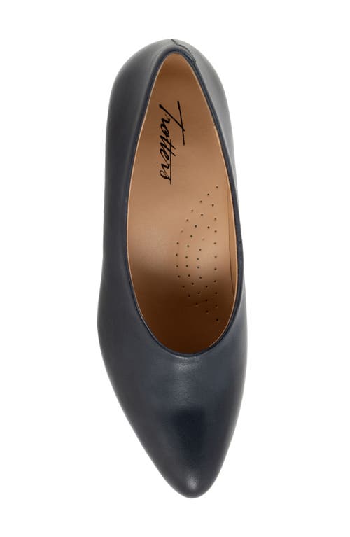 Shop Trotters Kimber Kitten Heel Pump In Navy