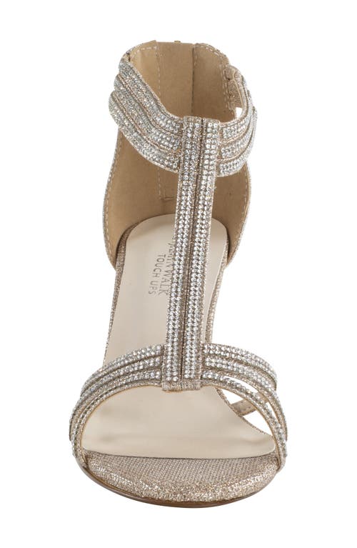 Shop Touch Ups Gabriella T-strap Sandal In Champagne