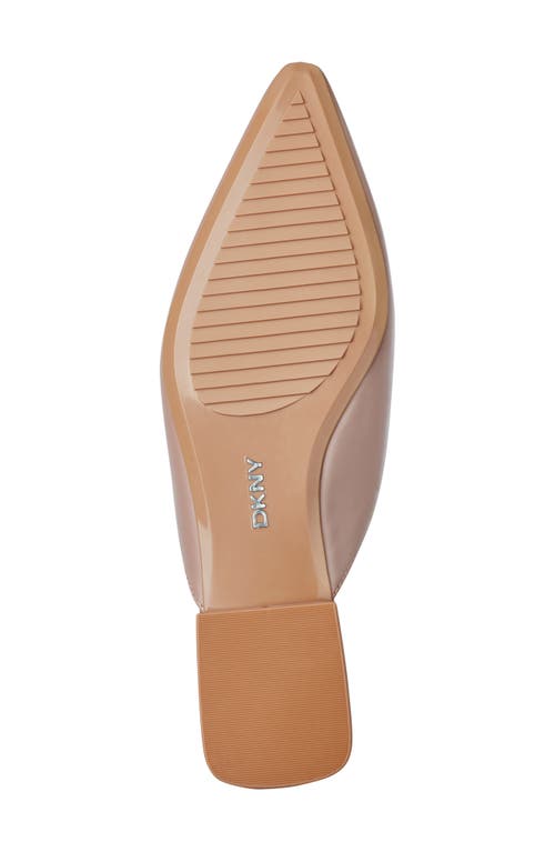 Shop Dkny Cahana Mary Jane Pointed Toe Mule In Blush