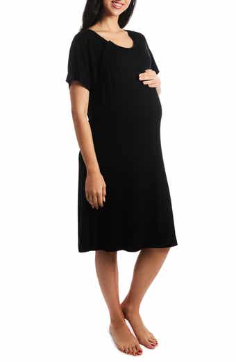 Kindred Bravely Clea Classic Short Sleeve Maternity/Nursing/Postpartum  Pajamas