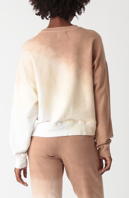 Shop Electric & Rose Classic Ombré Sweatshirt In Latte