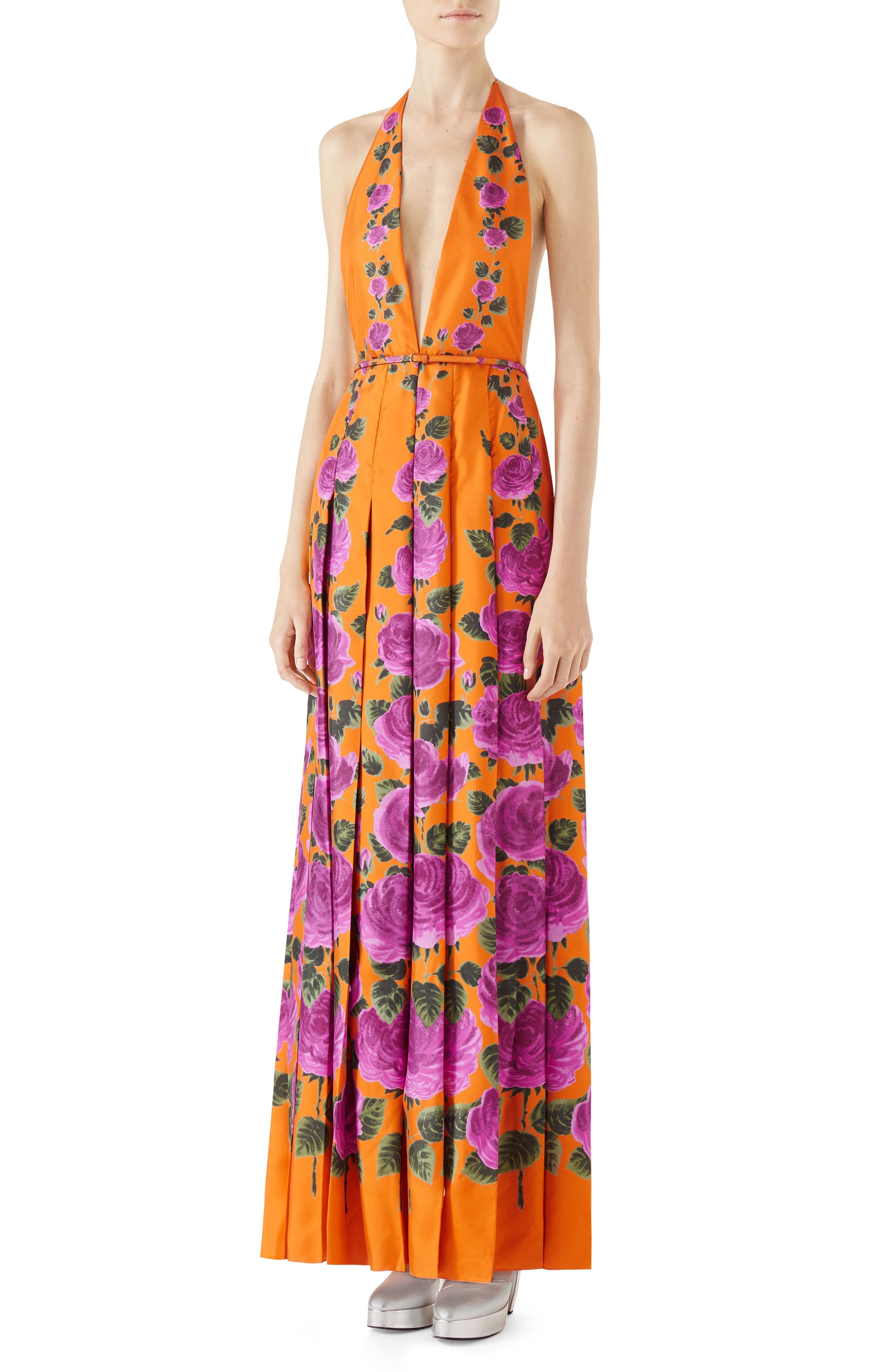 gucci rose dress
