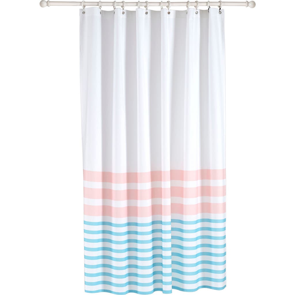 Shop Brooks Brothers Turkish Peshtemal Shower Curtain In Pink
