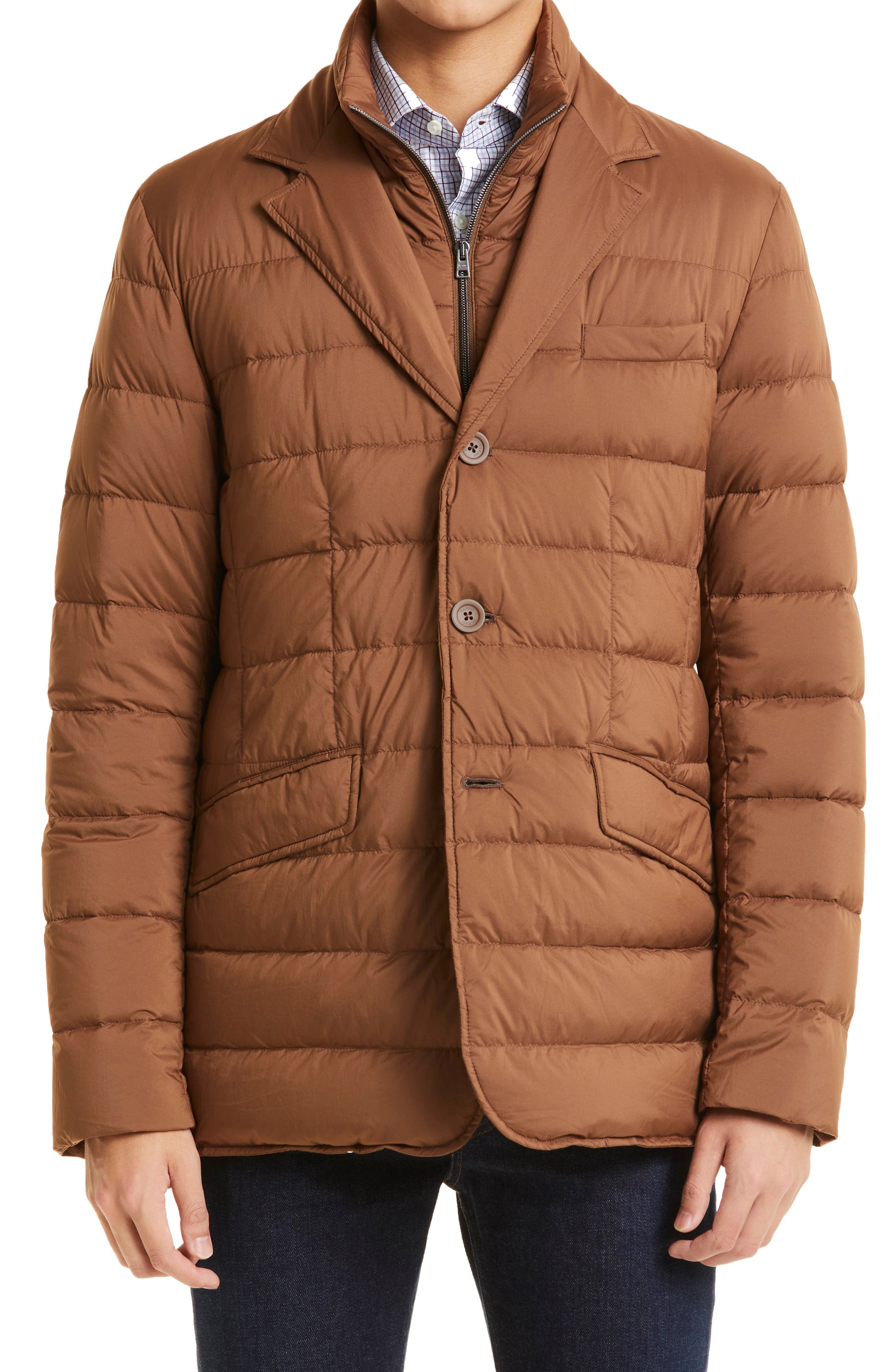 Herno lightweight zipped jacket - Brown