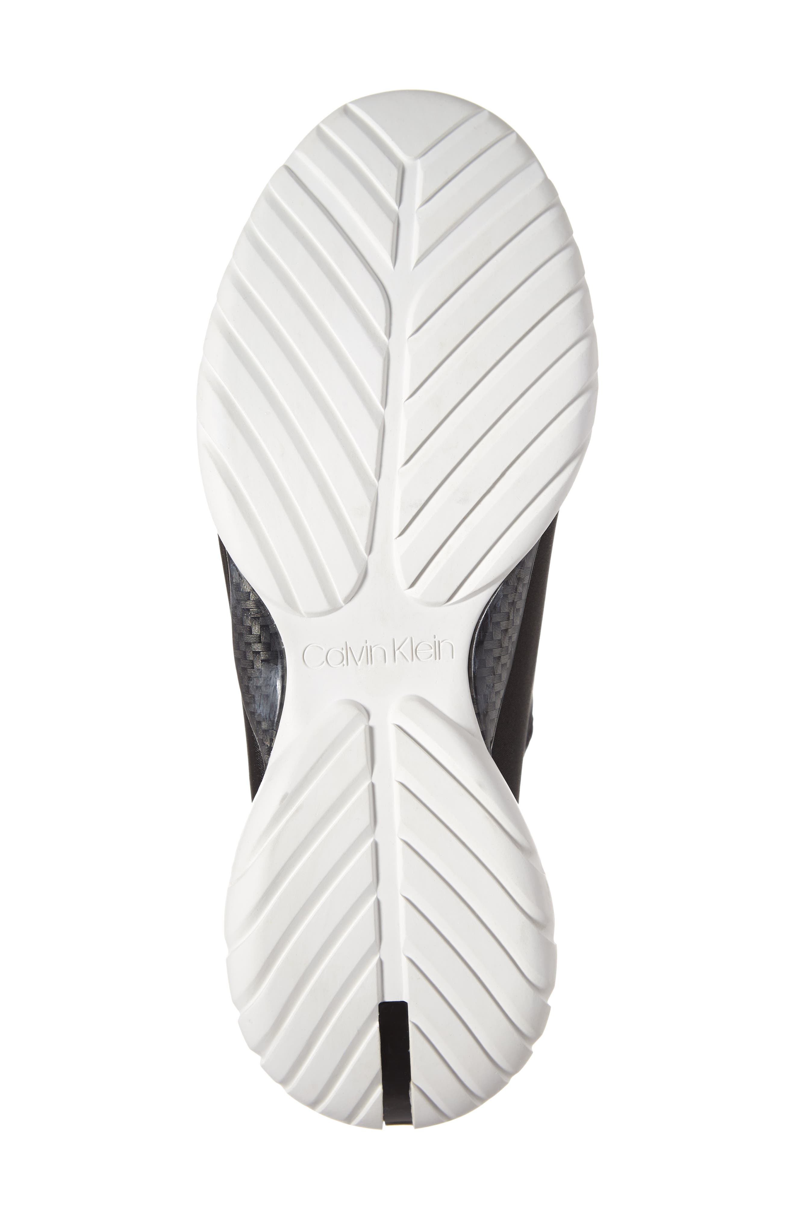 calvin klein quan stretch knit sneakers