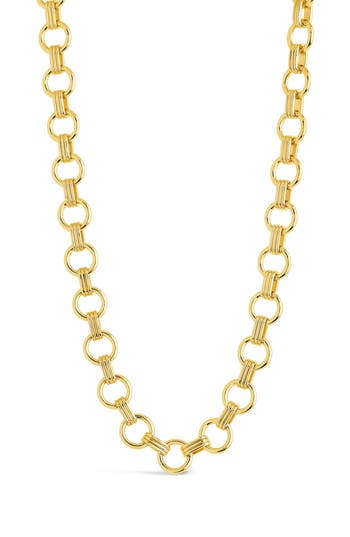 Sterling Forever Rhys Chunky Chain Necklace In Gold