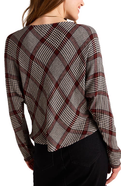 Shop Bella Dahl Glen Plaid Top In Winter Glen Plaid