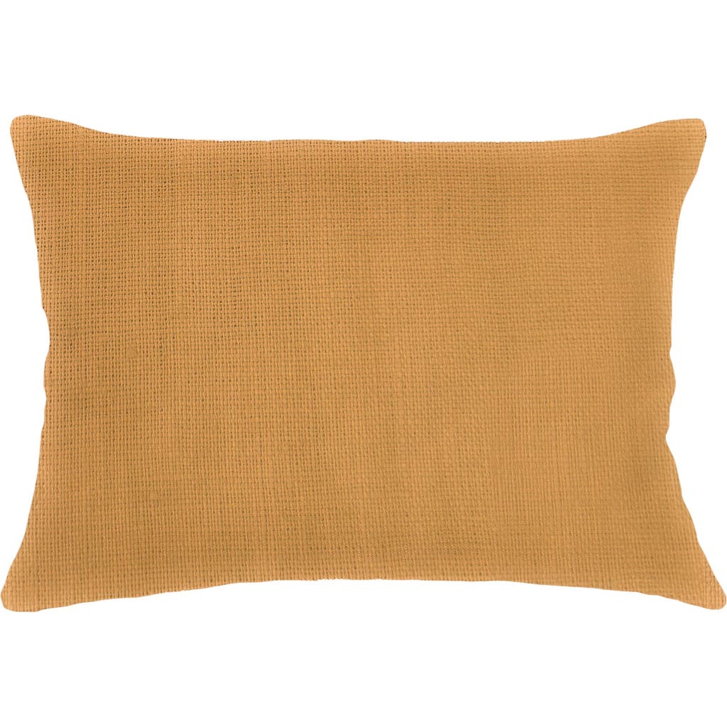 Anaya So Soft Linen Pillow Down Insert In Tuscan Yellow