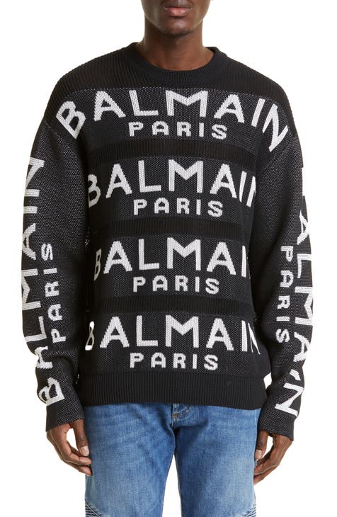 Men's Balmain Paris logo sweater, BALMAIN