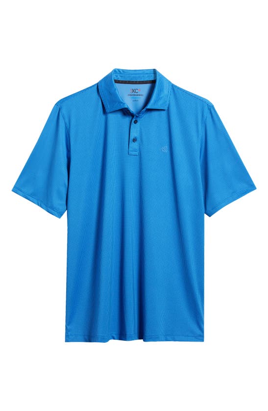 Johnston & Murphy Xc4 Cool Degree Performance Polo In Blue/navy