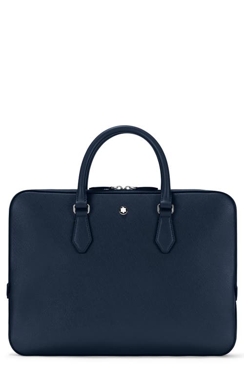Montblanc Sartorial Leather Document Case in Ink Blue at Nordstrom