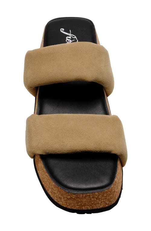 Shop Free People Fairmont Platform Slide Sandal In Pancake