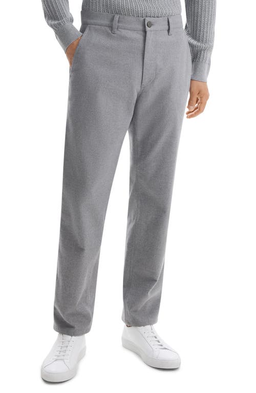 Shop Theory Rhodes Cotton Carpenter Pants In Light Ash Melange