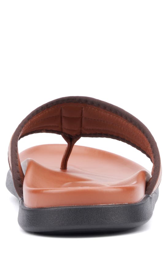 Shop New York And Company Maxx Flip Flop In Cognac