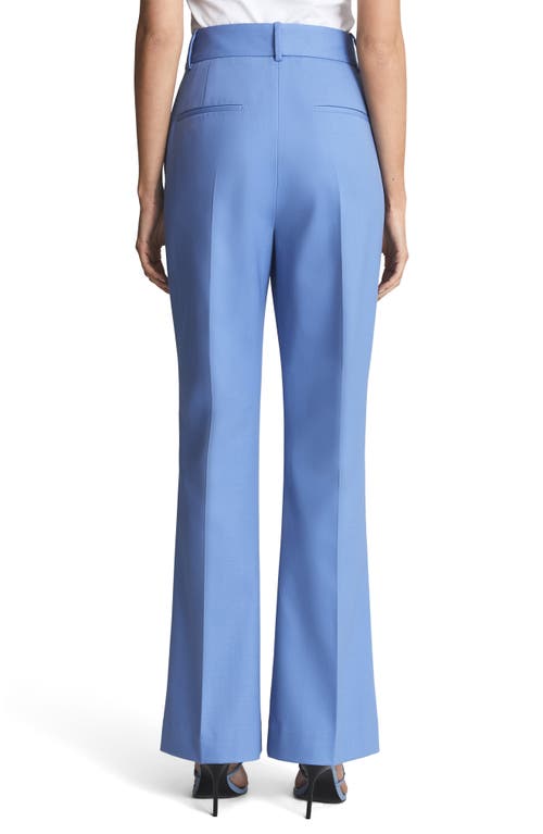 Shop Reiss Corat Pintuck Wool Blend Trousers In Blue