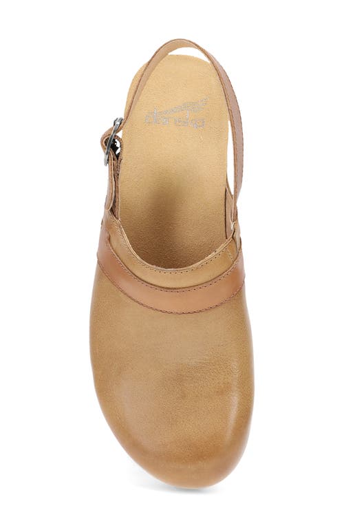 Dansko Tammy Slingback Clog In Tan