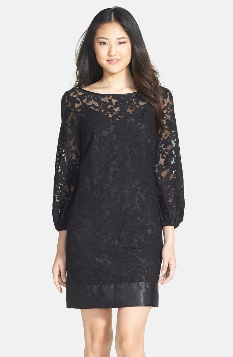 Laundry by Shelli Segal Embroidered Shift Dress (Regular & Petite ...