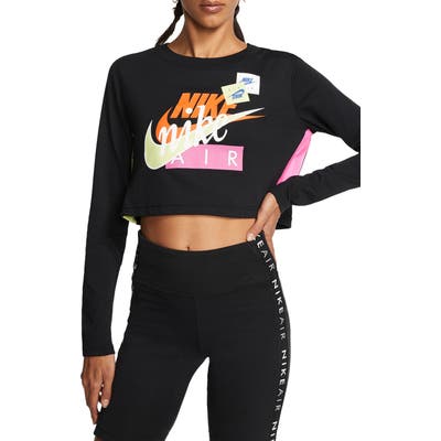 Nike Sportswear Air Force 1 Stacked Logo Crop Tee
