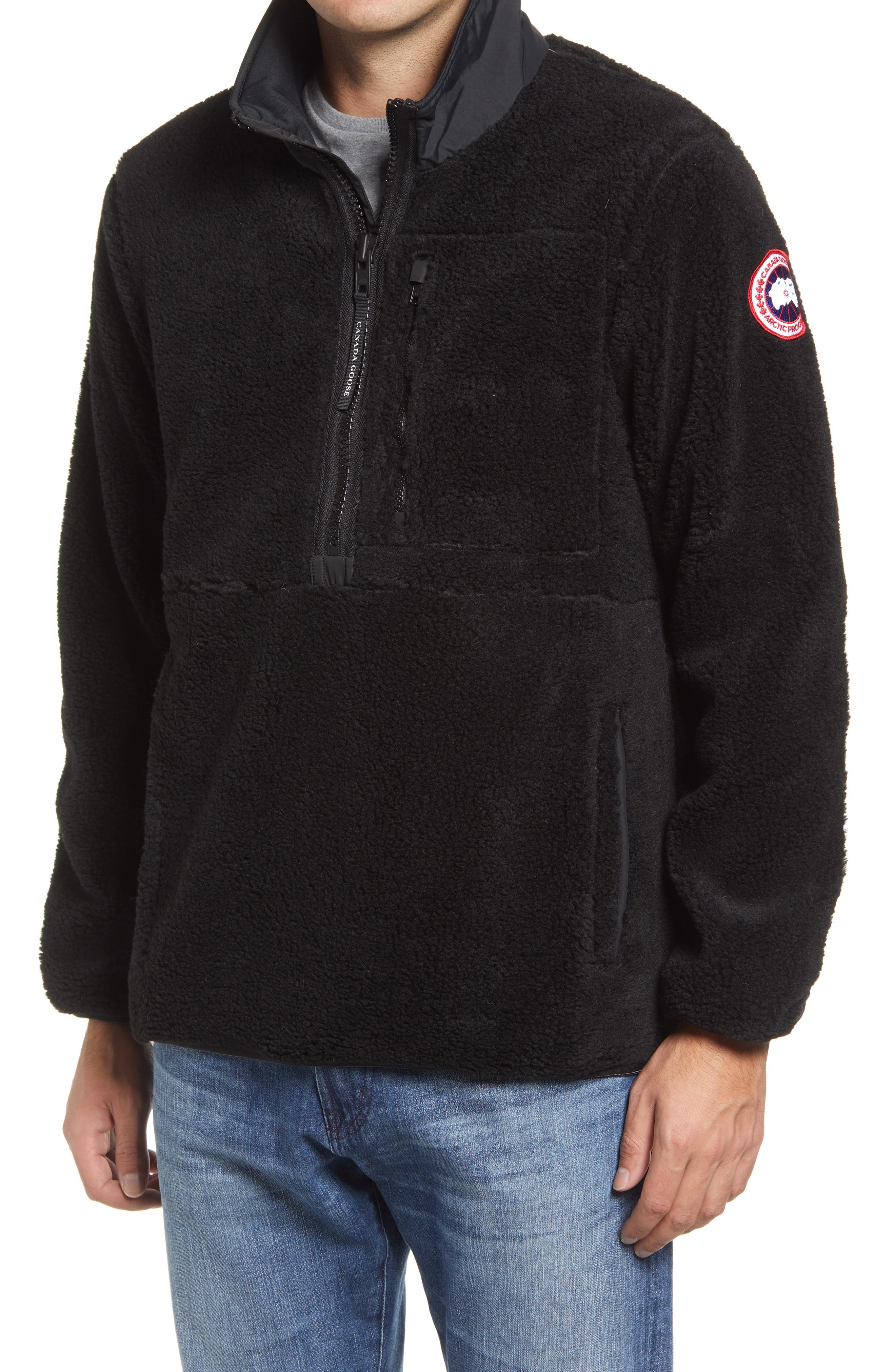 canada goose half zip