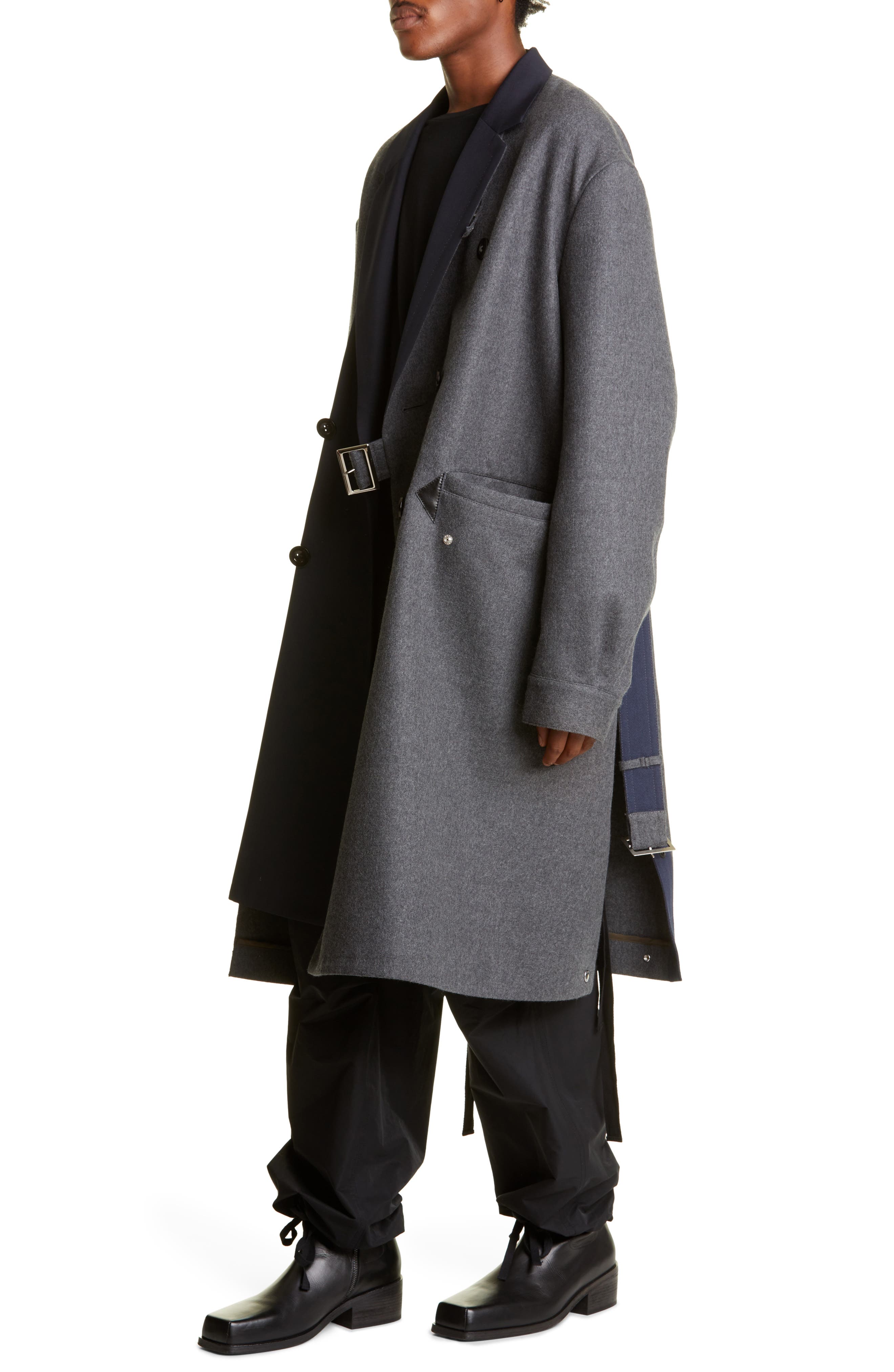 Sacai 18AW Sacai Melton Coat メンズ | punkinfutz.com