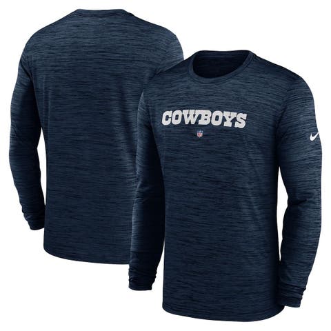 Nike Men's Minnesota Vikings Sideline Velocity Dark Heather Long Sleeve T-Shirt - Grey - XXL Each