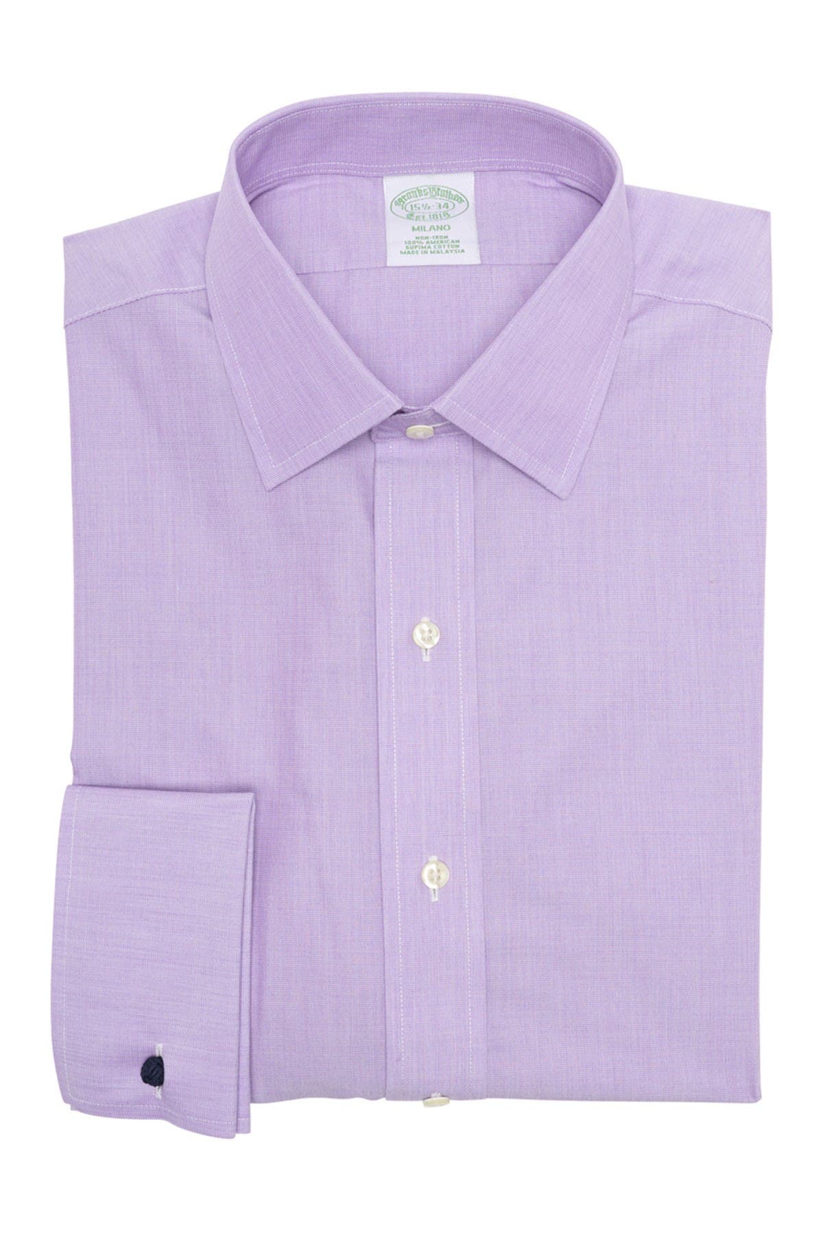 purple long sleeve dress shirt