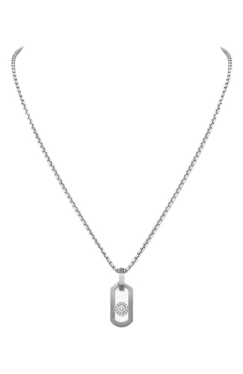 Messika So Move Titanium Necklace In Titanium