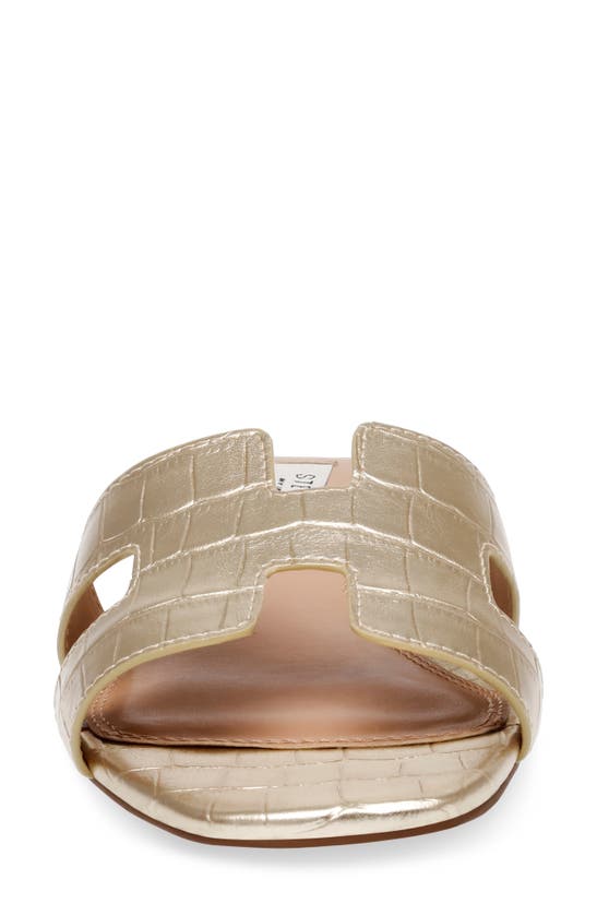 STEVEN NEW YORK STEVEN NEW YORK HUTCHY CROC EMBOSSED SANDAL