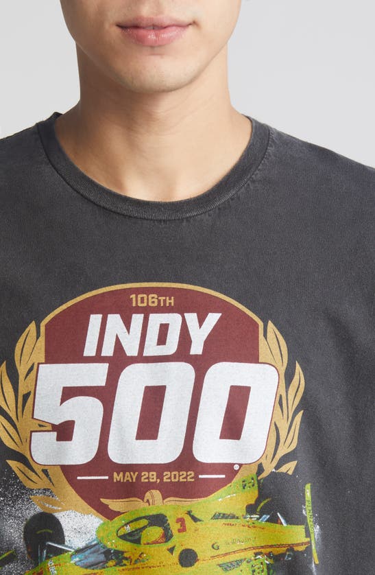 Shop Philcos Indy 500® Cotton Graphic T-shirt In Black Pigment