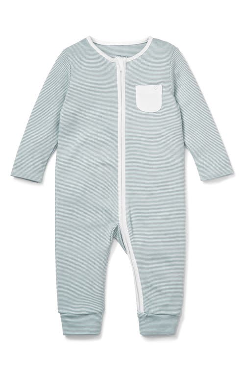 MORI Stripe Fitted One-Piece Pajamas in at Nordstrom