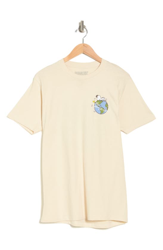 The Forecast Agency Peanuts® Cotton Graphic T-shirt In Neutral