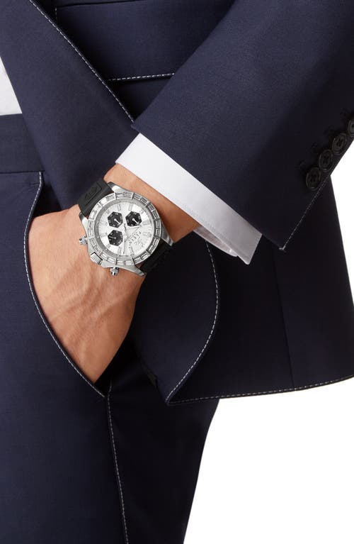 Philipp Plein Nobile Racing Chronograph Watch In Stainless Steel