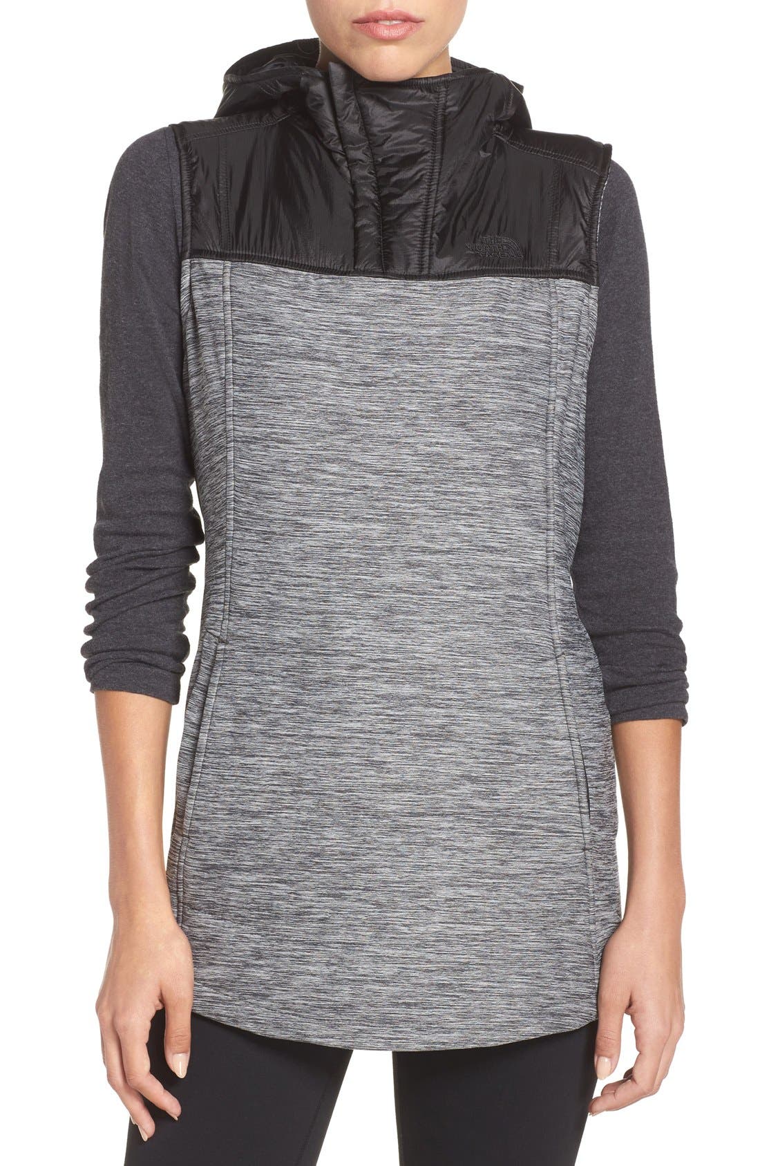 The North Face 'Pseudio' Hooded Tunic Vest Nordstrom