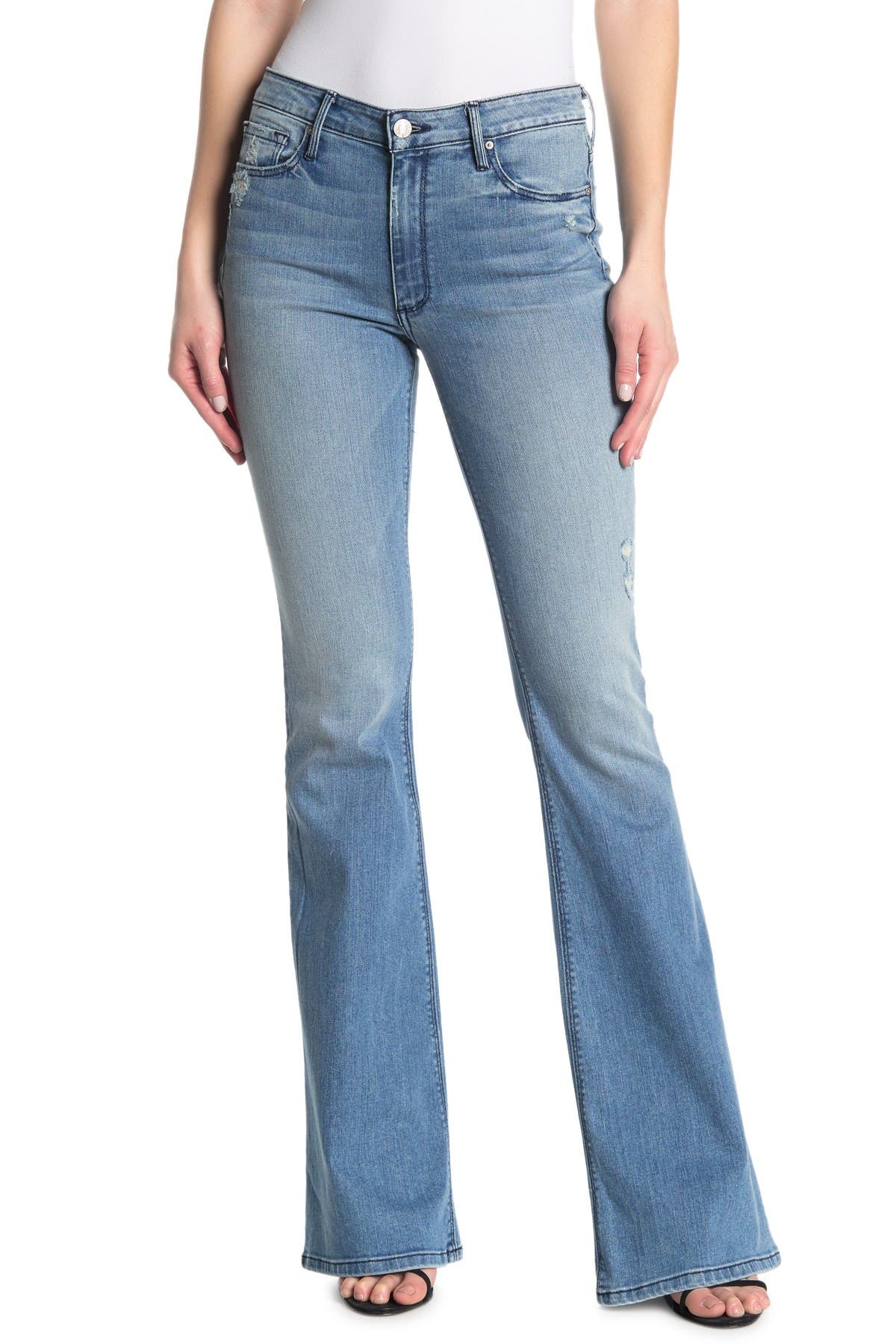 skinny flare jeans