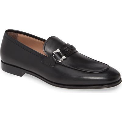 Salvatore Ferragamo Sidney Bit Loafer, Black