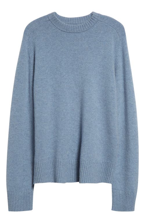 Shop Loulou Studio Baltra Cashmere Sweater In Blue Melange