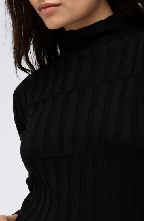 KENNETH COLE KENNETH COLE MOCK NECK RIB TOP