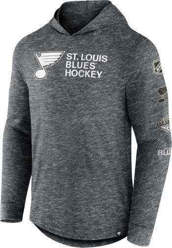 Men's Fanatics Branded Heathered Gray St. Louis Blues Authentic