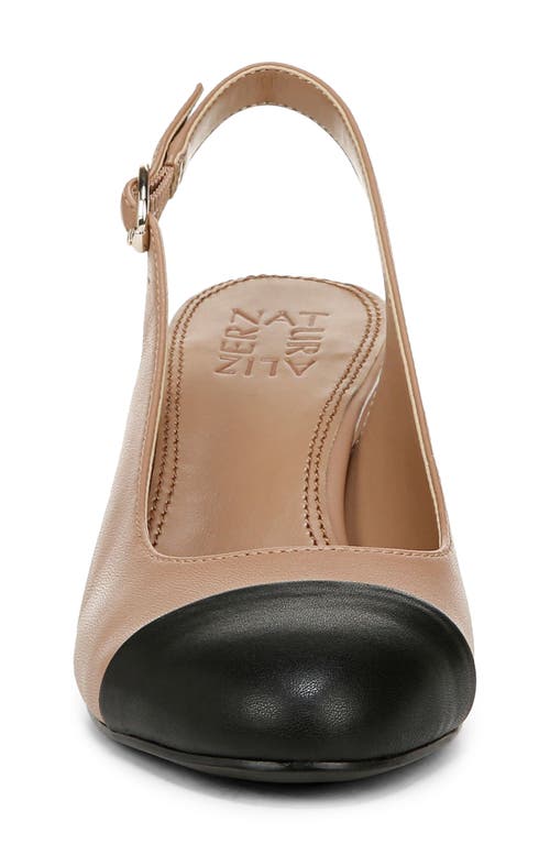 Shop Naturalizer Sophie Slingback Pump In Taupe/black