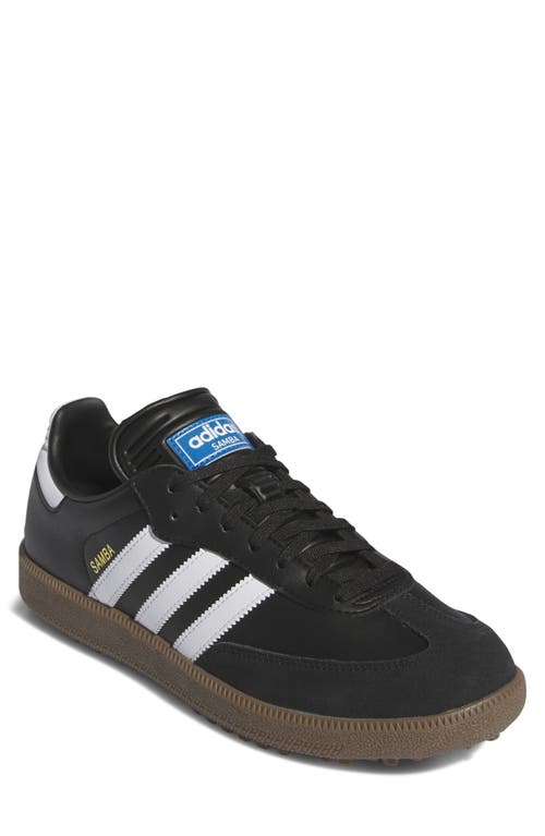Shop Adidas Golf Gender Inclusive Samba Spikeless Golf Shoe In Black/white/gum5
